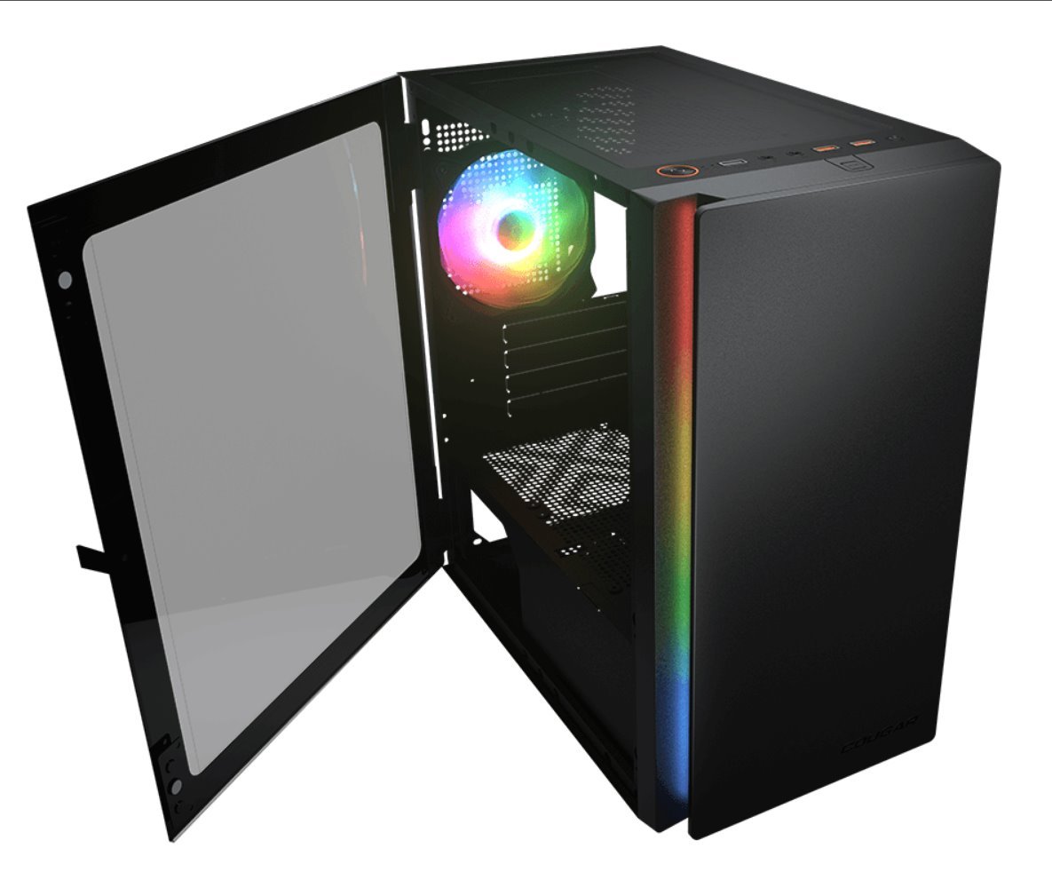 Cougar Purity RGB Case, Black - Thumbnail 4