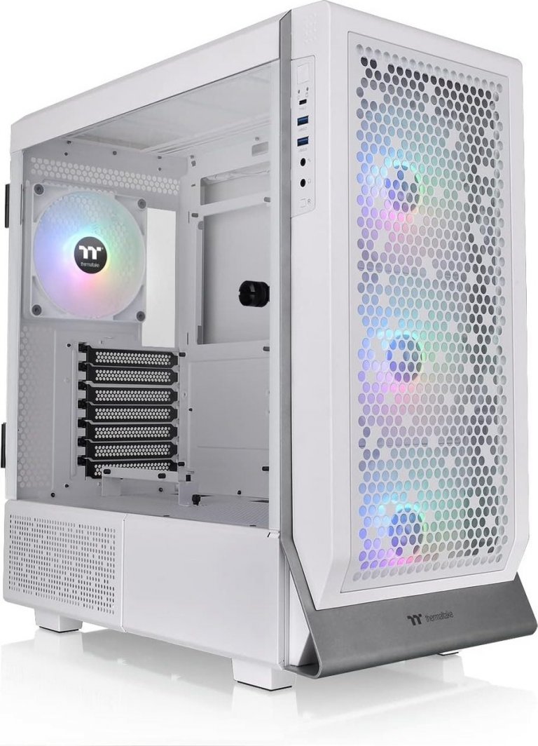 Thermaltake Ceres 500 TG ARGB Snow Case, Midi Tower - Image 1