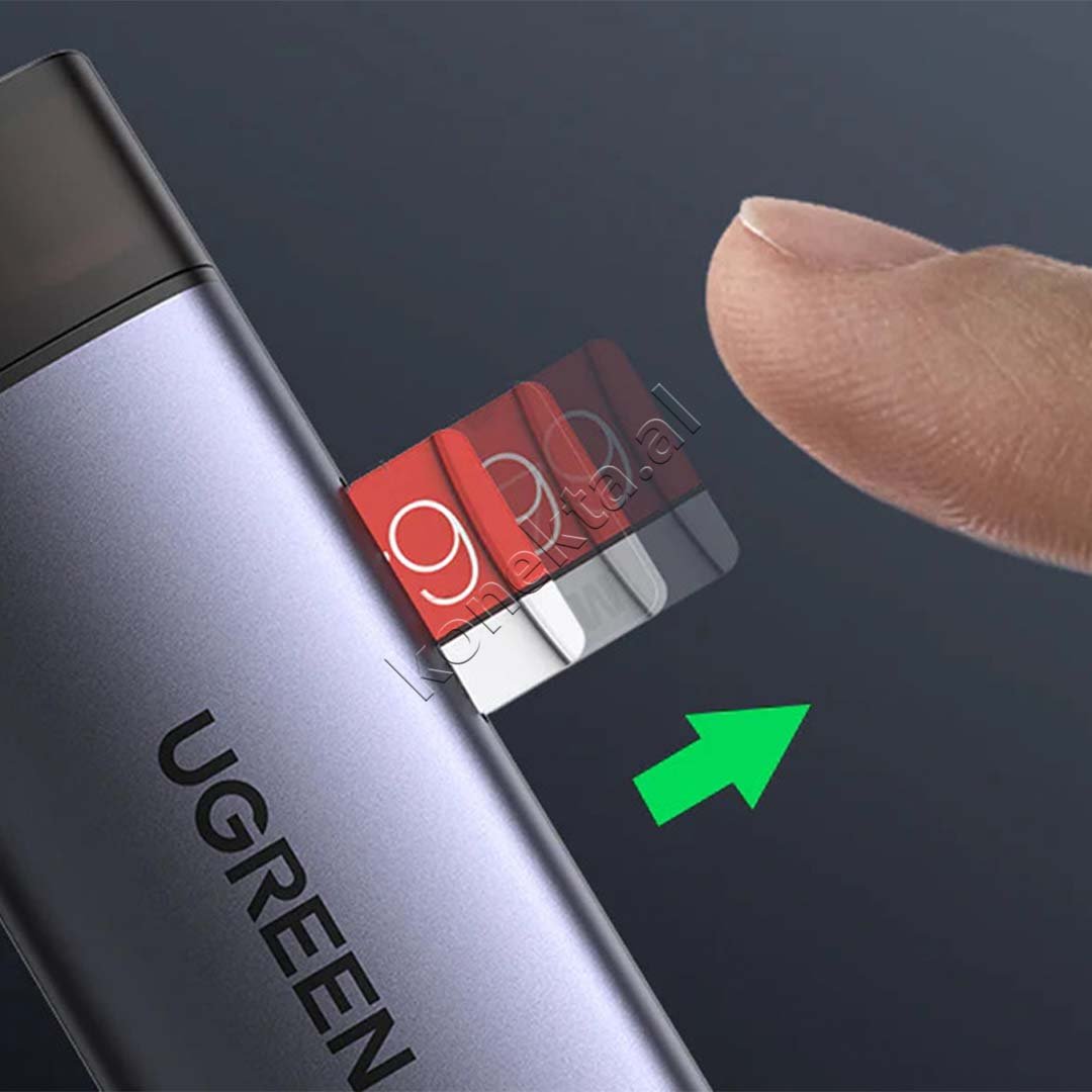 UGreen Adaptor Me Portë USB-A Dhe USB-C Për Kartë TF Dhe SD - Thumbnail 11