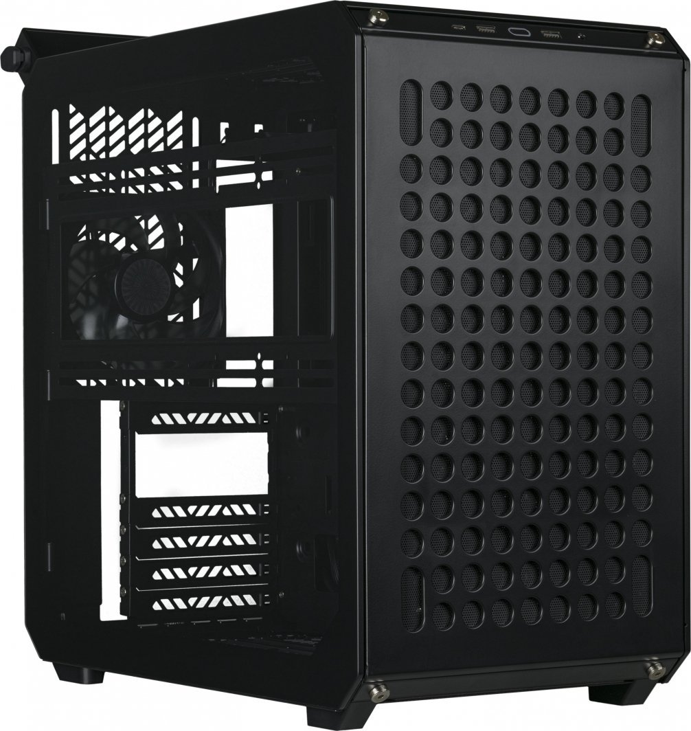 Cooler Master Qube 500 Flatpack Case, Black, Midi Tower - Thumbnail 6