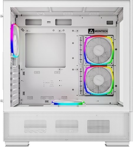 Montech SKY TWO ARGB Case, White, Midi Tower - Thumbnail 3