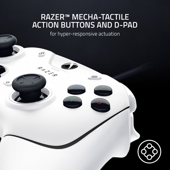 Razer Wolverine v2 Kontroller, I Bardhë (PC, Xbox Series, Xbox ONE) - Thumbnail 7