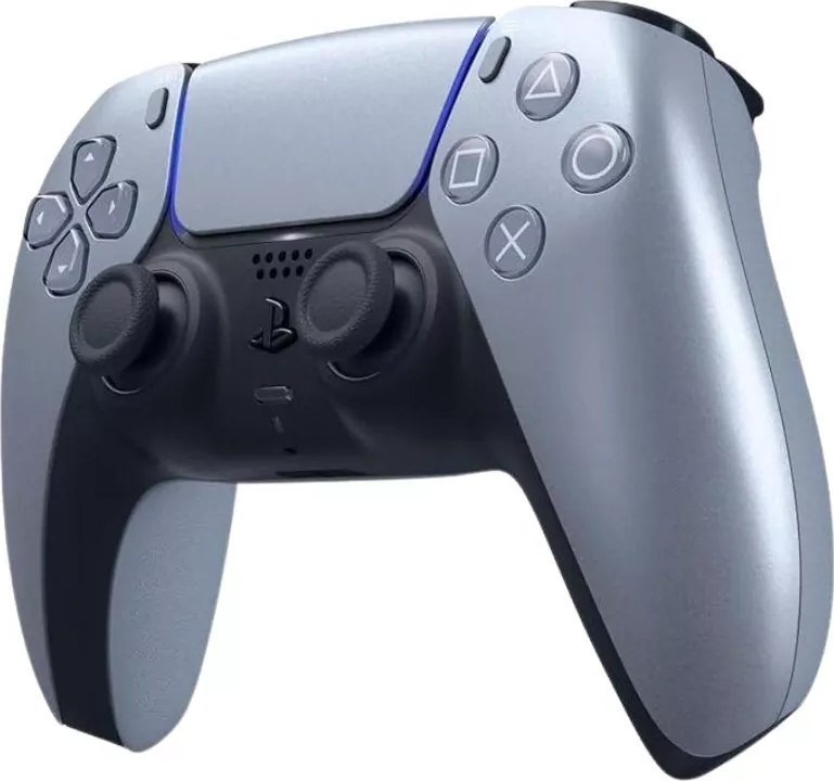 Sony DualSense Controller, Wireless, Silver - Thumbnail 2