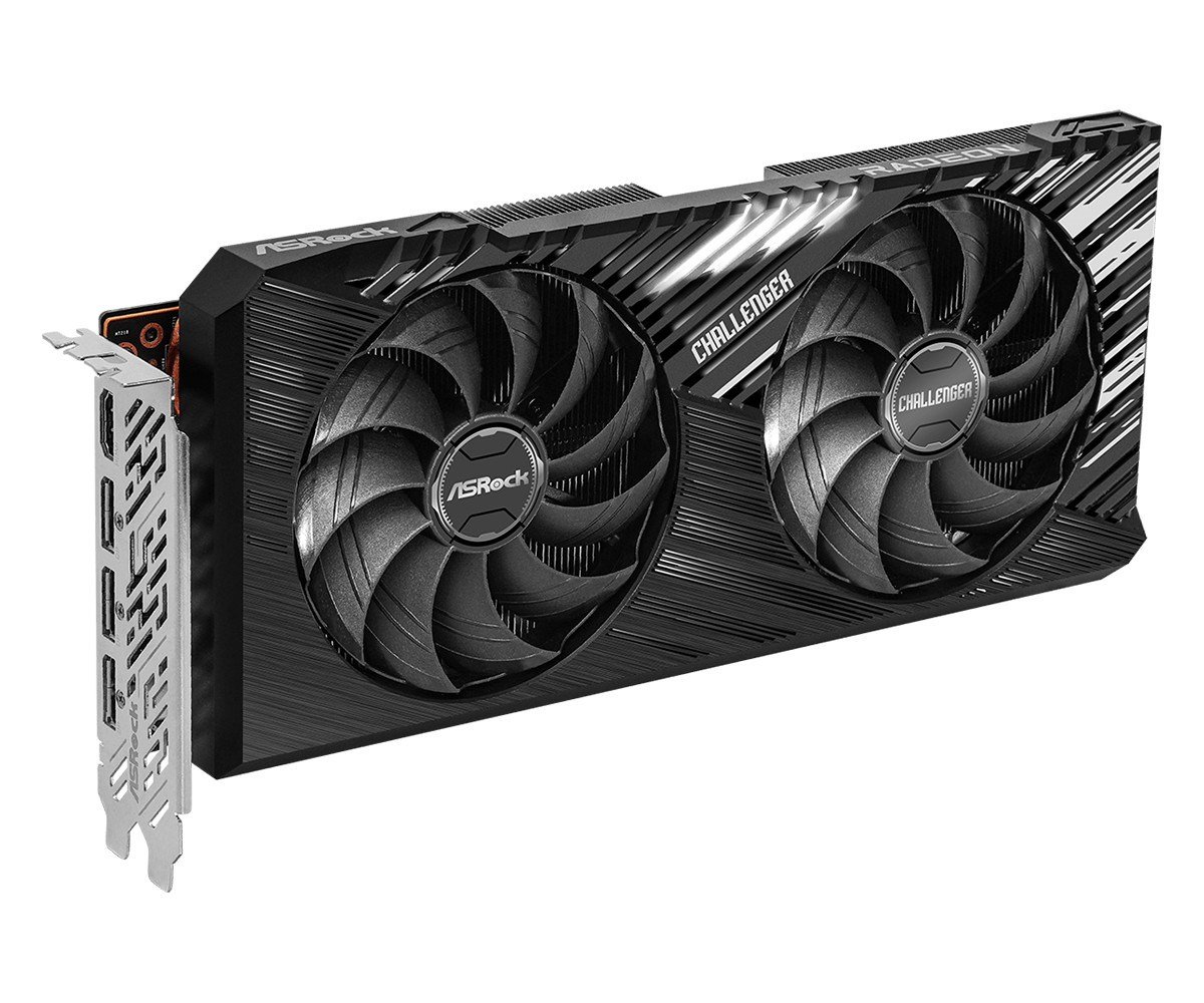 ASRock Radeon RX 7700 XT Challenger OC Graphics Card, 12GB GDDR6 - Thumbnail 3