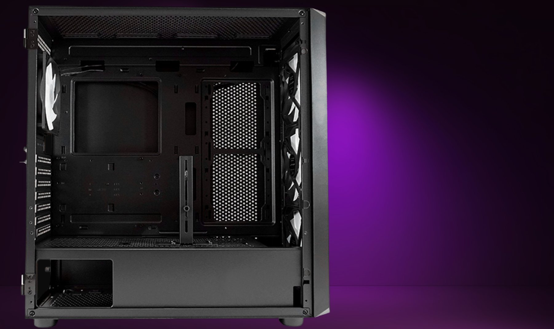 LC-804B-ON Obsession_X Midi-ATX Case Black - Thumbnail 3