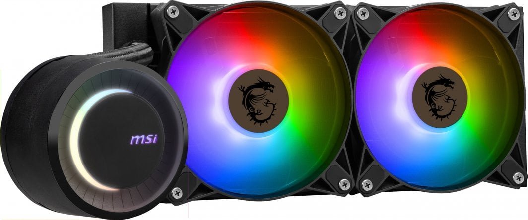 MSI MAG CoreLiquid E240 Water Cooler, 240mm, ARGB, Black - Thumbnail 3