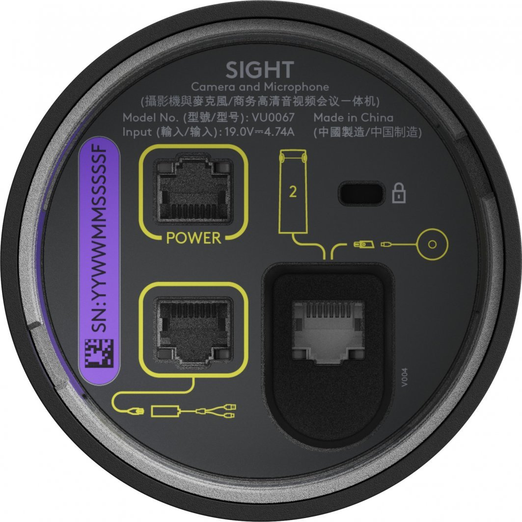 Logitech Sight Kamera, Graphite, 3840 x 2160, 60 fps, CMOS, Black - Thumbnail 7