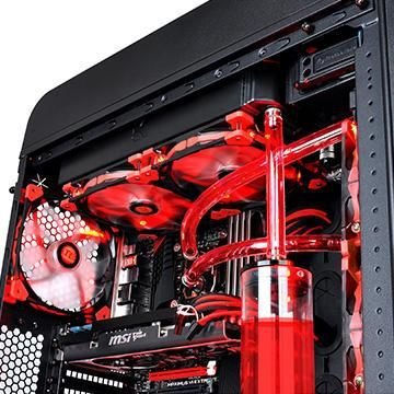 Thermaltake Luna 14 LED Cooler, 140 mm, Red - Thumbnail 10