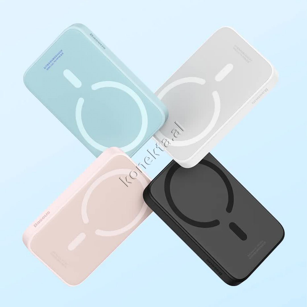 Baseus 6000mAh 20W External Battery, Wireless MagSafe Charging - Thumbnail 47