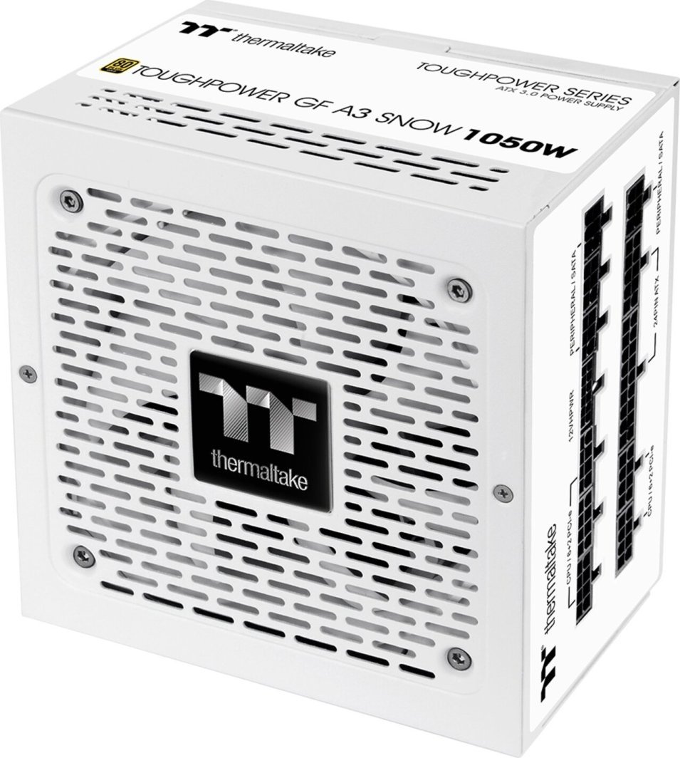 Thermaltake Toughpower GF A3 Snow Power Supply, 1050W, ATX 3.0 - Thumbnail 6