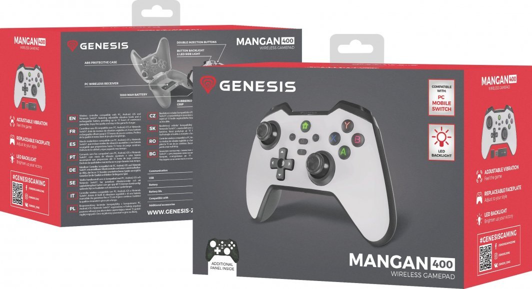 Genesis Mangan 400 Controller, Wireless, White - Thumbnail 15