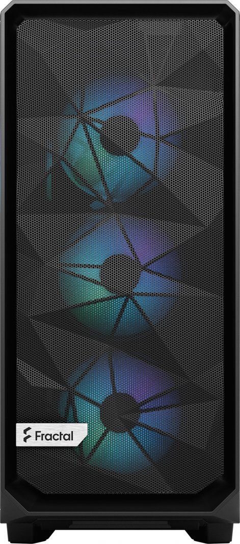 Fractal Design Meshify 2 Compact RGB Case, Black, Midi Tower - Thumbnail 2