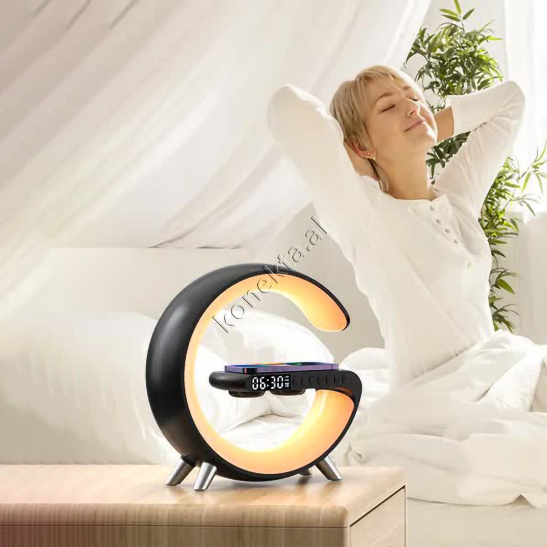 tjetertjeter Wireless Charger with LED RGB Light and Bluetooth Box - Thumbnail 11