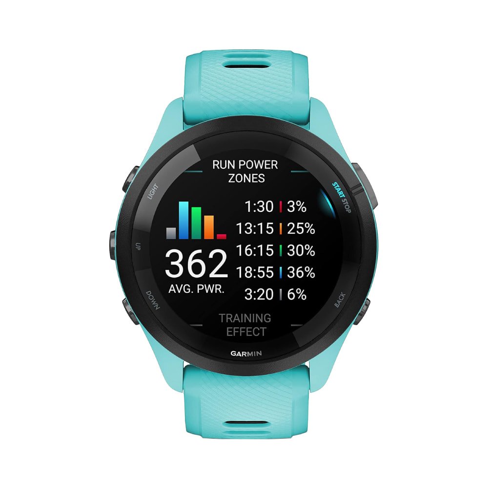 Garmin Forerunner 265 Watch, Aqua - Image 1