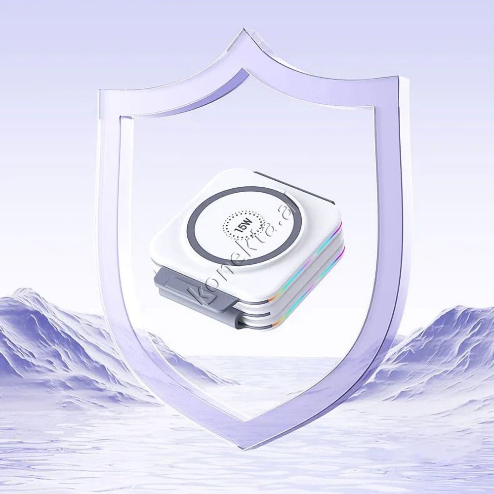 REMAX Wireless Charger, White, 3 in 1, Foldable, 22.5W - Thumbnail 10