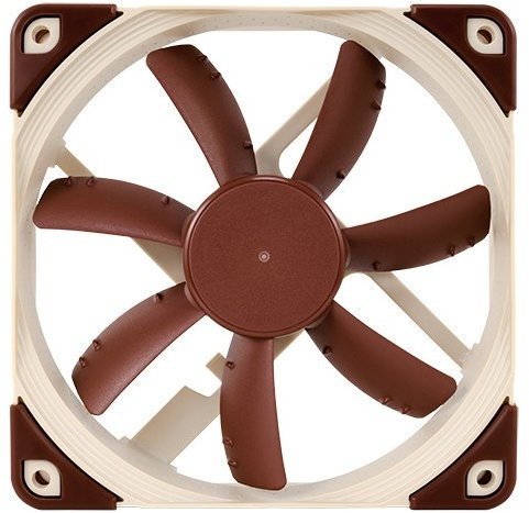 Noctua NF-S12A FLX Fan, 120 mm, Brown - White - Thumbnail 3