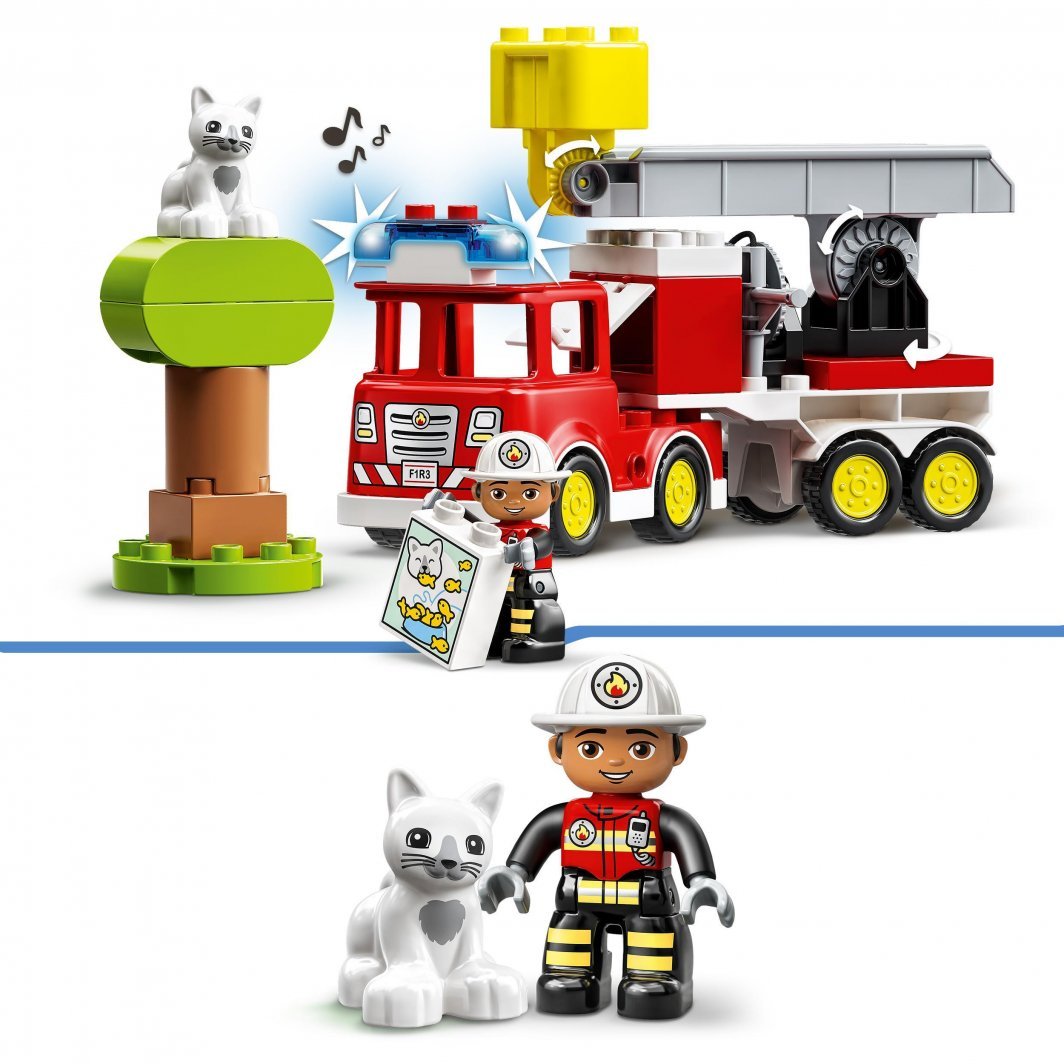 LEGO DUPLO 10969 Fire Truck, 21 pieces - Thumbnail 3