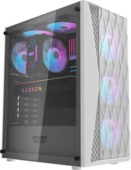 Darkflash DK352 Mesh ARGB Case, White, Midi Tower - Image 1