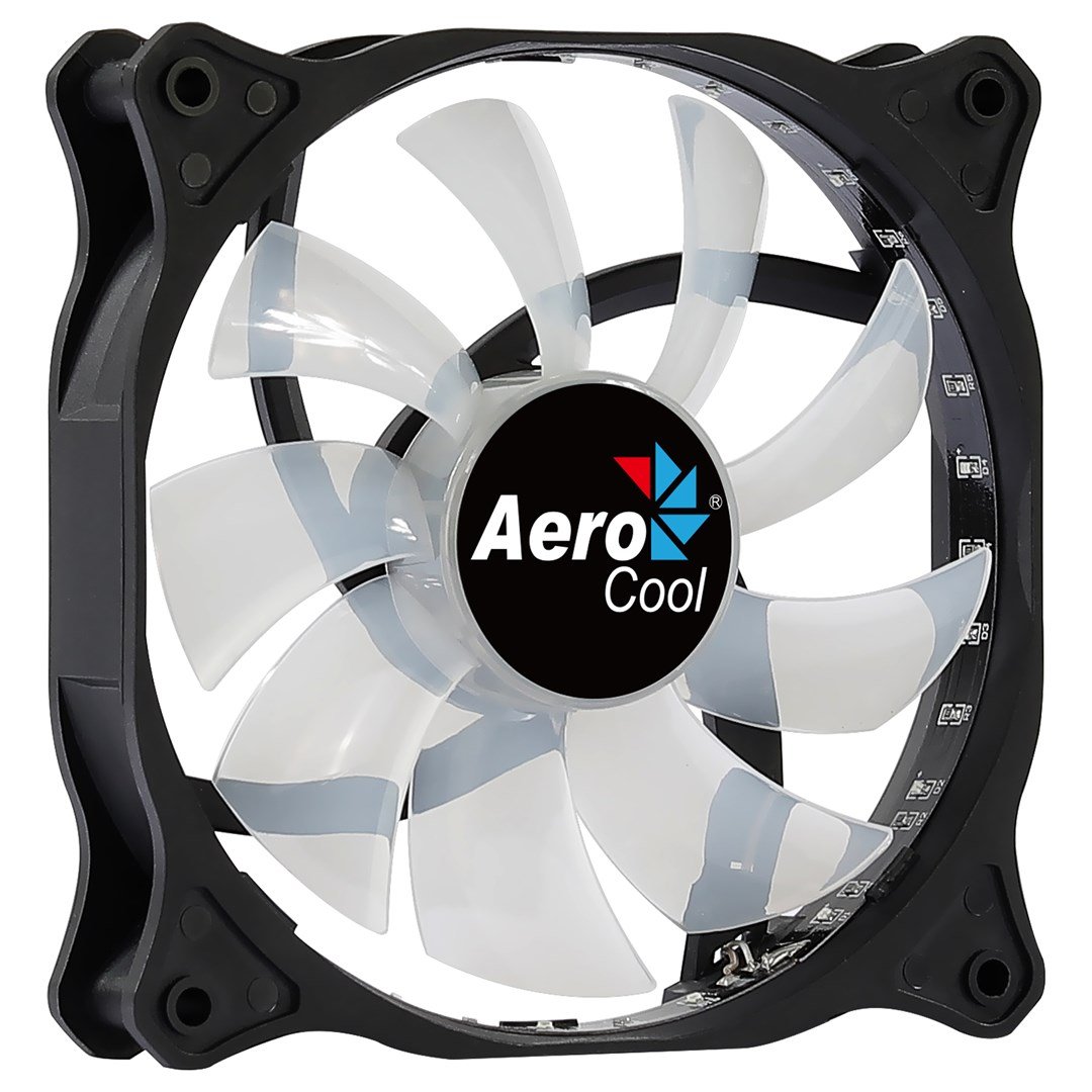 Aerocool COSMO12FRGB Fan, 12 cm, Black - Image 1
