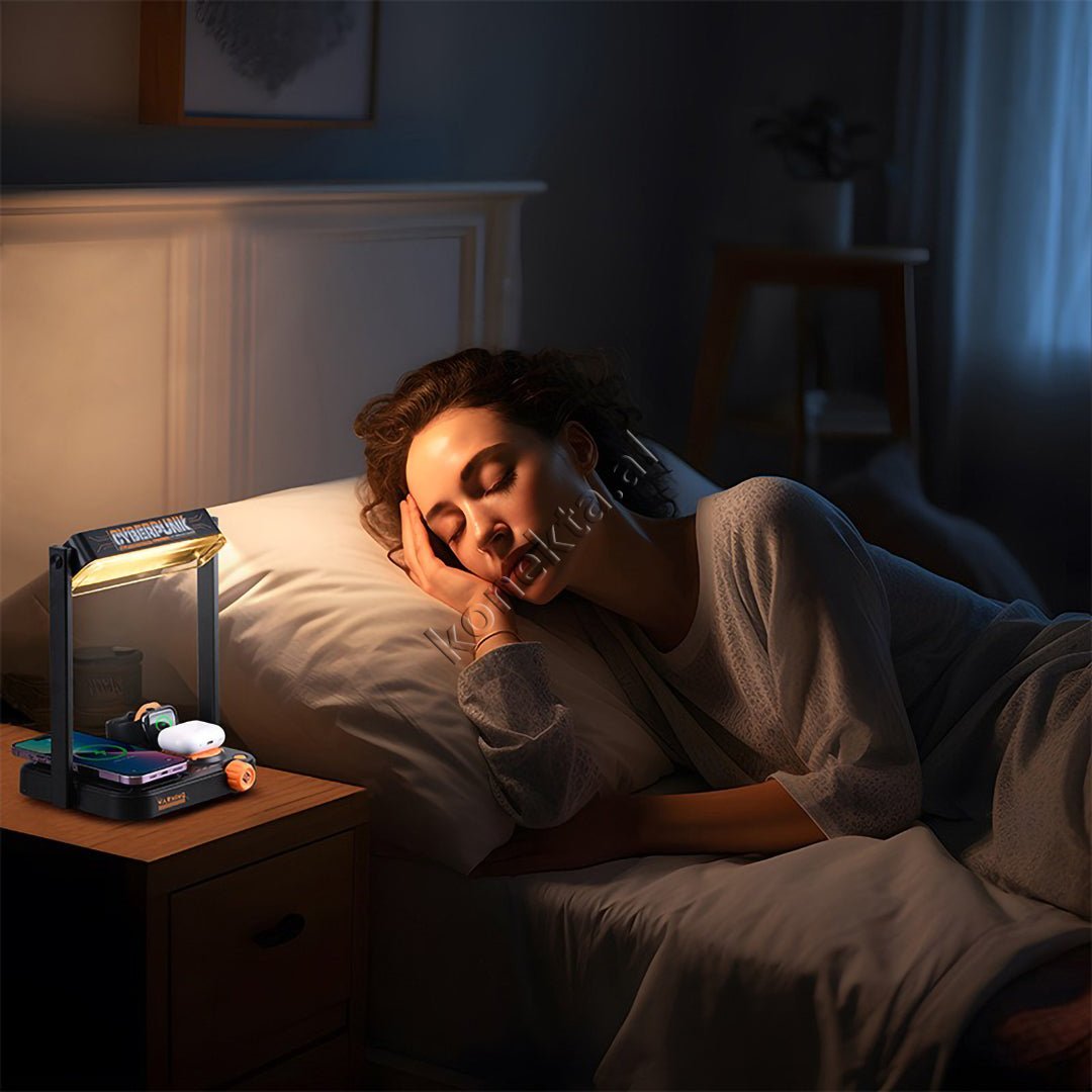 tjetertjeter Cyberpunk Wireless Charger, Black - Thumbnail 5