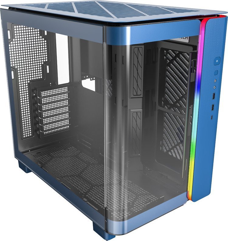 Montech King 95 ARGB Case, Blue, Midi Tower - Thumbnail 2