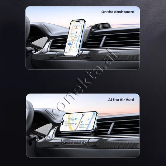 UGreen CD-345 Car Phone Holder, Magnetic, Wireless - Thumbnail 4