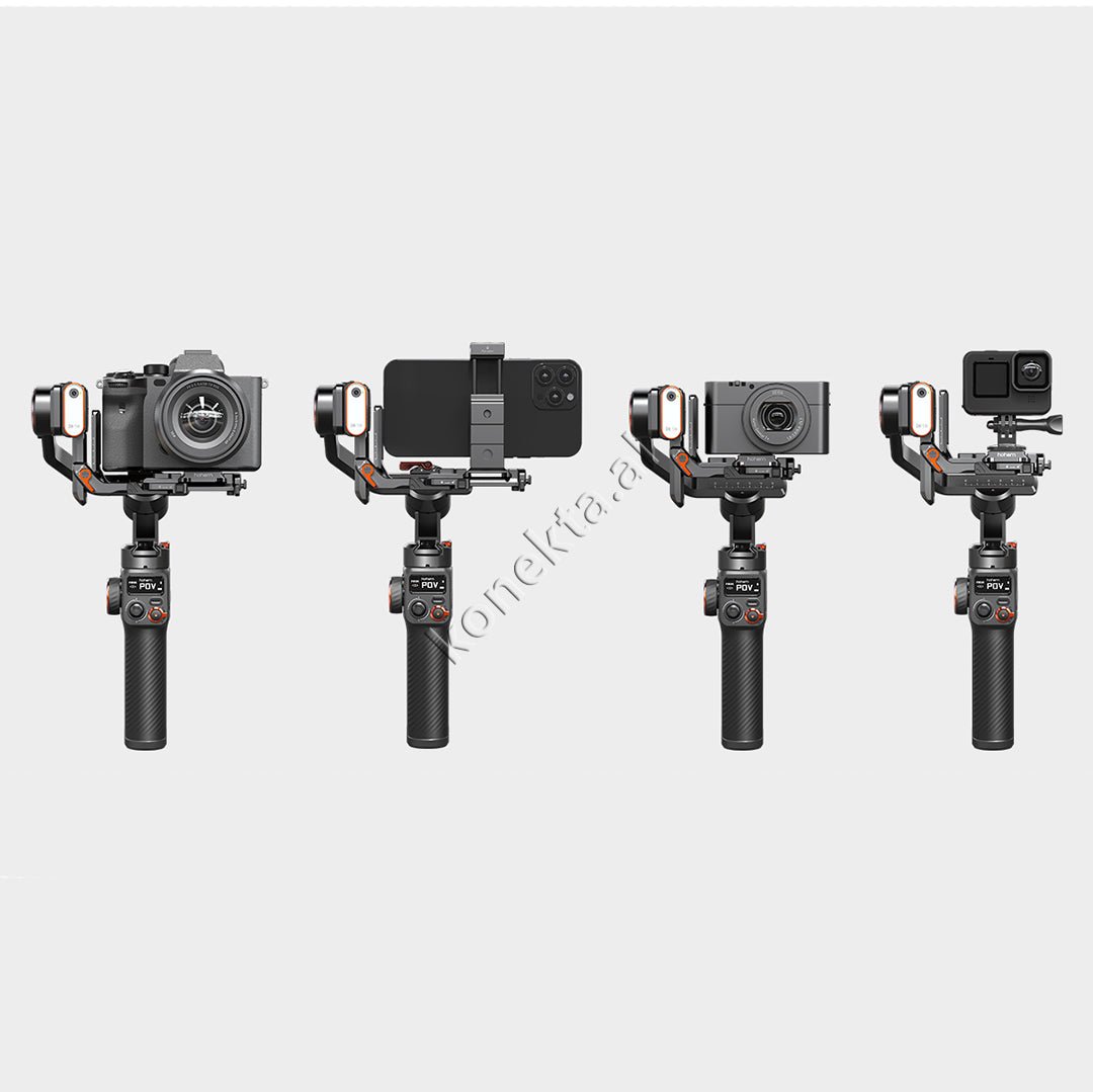 Hohem iSteady MT2 Gimbal Kit, Black - Thumbnail 6