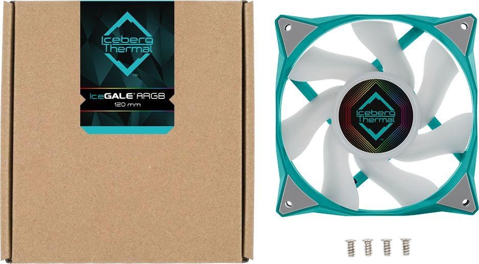 Iceberg IceGALE ARGB Cooler, 120 mm, Green - Thumbnail 5