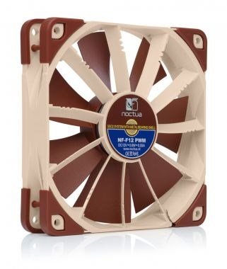 Noctua NOC-NF-F12-PWM Fan, 12 cm, Beige / Brown - Thumbnail 2