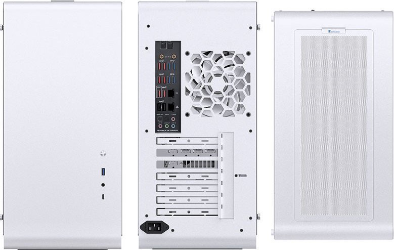 Jonsbo U4 Pro TG Case, White, Midi Tower - Thumbnail 4