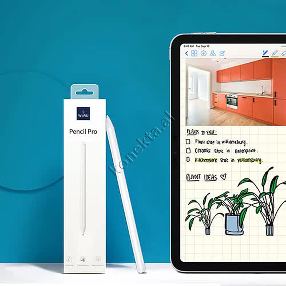 WiWU Pencil Pro Stylus, White - Thumbnail 2