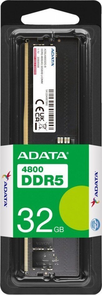ADATA DDR5 Memory, 32 GB, 4800 MHz, CL40, AD5U480032G-S - Thumbnail 2