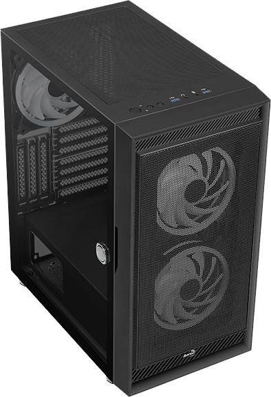 Aerocool Graphite FRGB Case, Midi Tower - Thumbnail 2