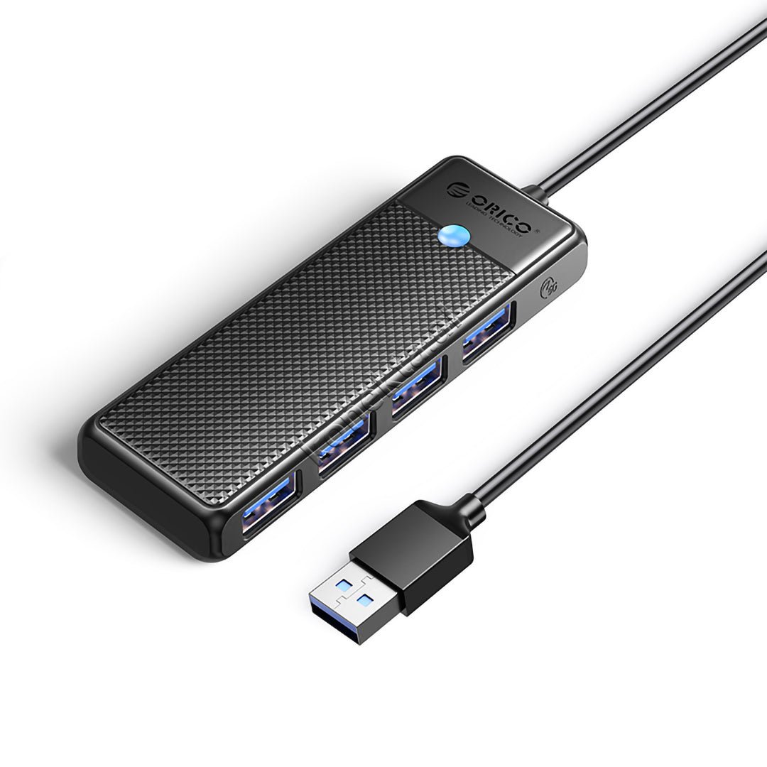 Orico USB Hub, 4 Porta USB 3.0, E zezë - Thumbnail 3