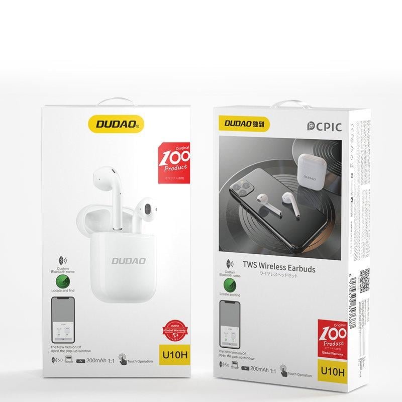 Dudao U10B Earbuds, White - Thumbnail 6