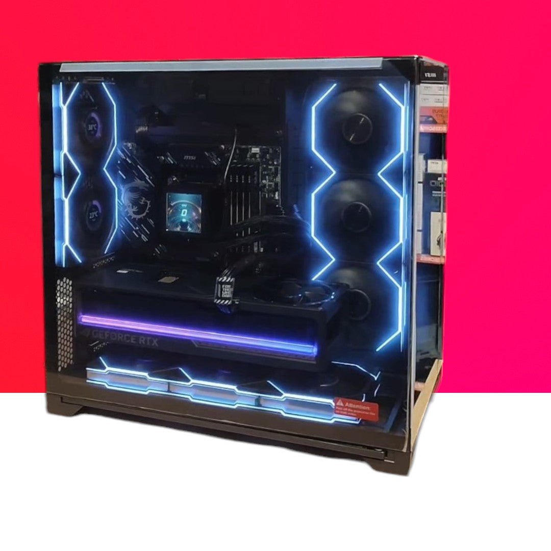 Albagame Extreme Series PC, RTX 5080 16GB GDDR7, AMD Ryzen 7 9800X3D, 64GB DDR5 EXPO RAM, 2TB NVMe Gen4 SSD - Image 1