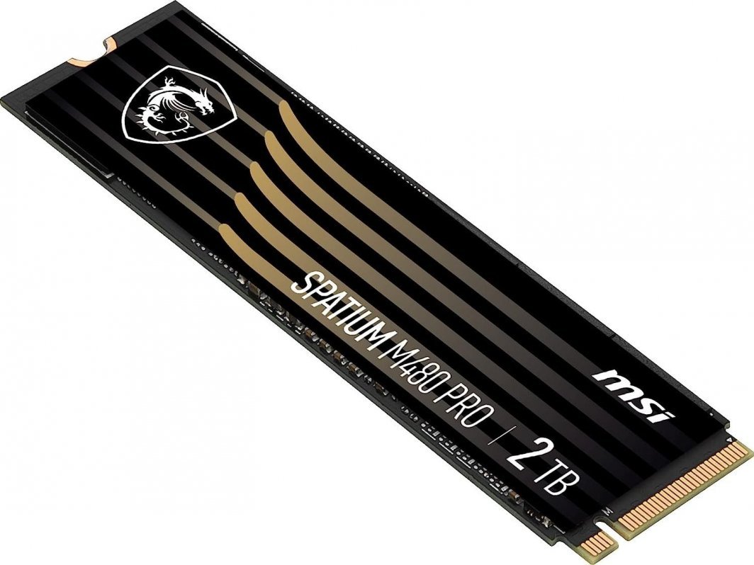MSI Spatium M480 Pro SSD, 2TB, M.2 2280 PCI-E x4 Gen4 NVMe - Thumbnail 3