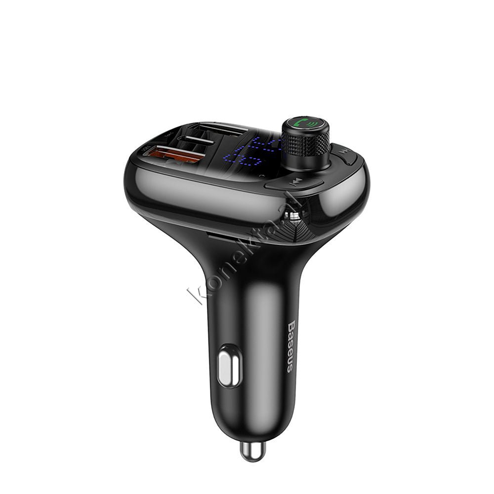 Baseus MP3 Car Charger, 36W, Bluetooth, Digital Panel - Thumbnail 3