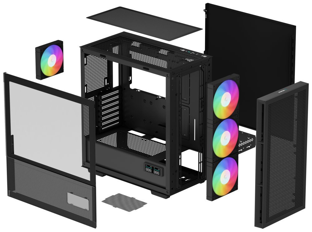 Deepcool CH560 Case, Black - Thumbnail 11