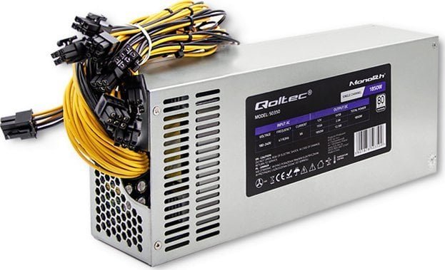 Qoltec Gaming Miner 50350 Inny Power Supply, 1850W - Thumbnail 5
