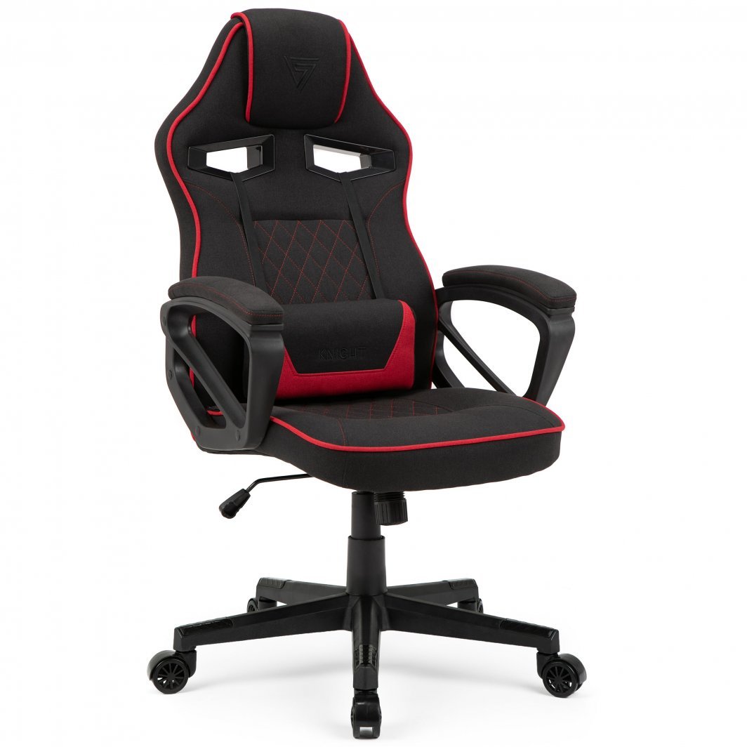 SENSE7 Knight Gaming Chair, Black/Red - Image 1