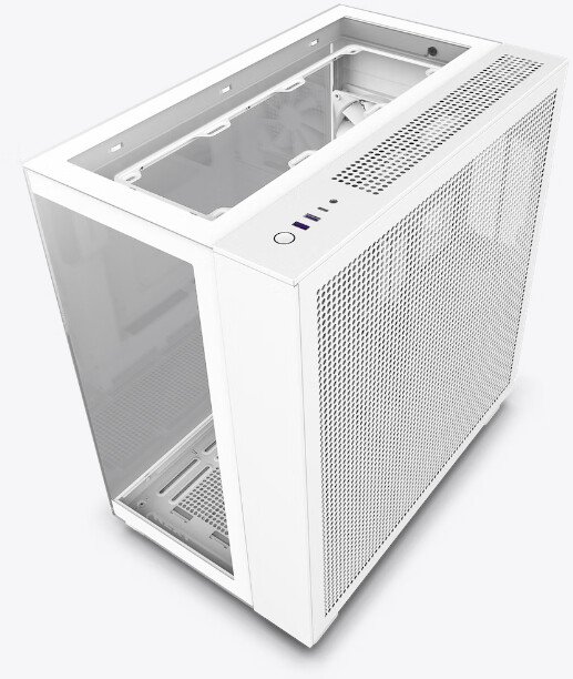 NZXT H9 Elite Edition Case, White - Image 1