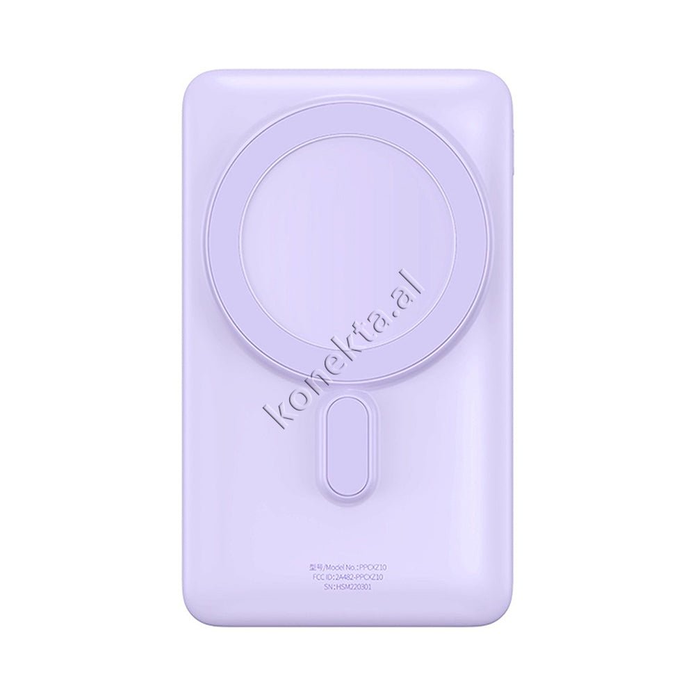 Baseus 10000mAh Battery, Black and Purple - Thumbnail 3