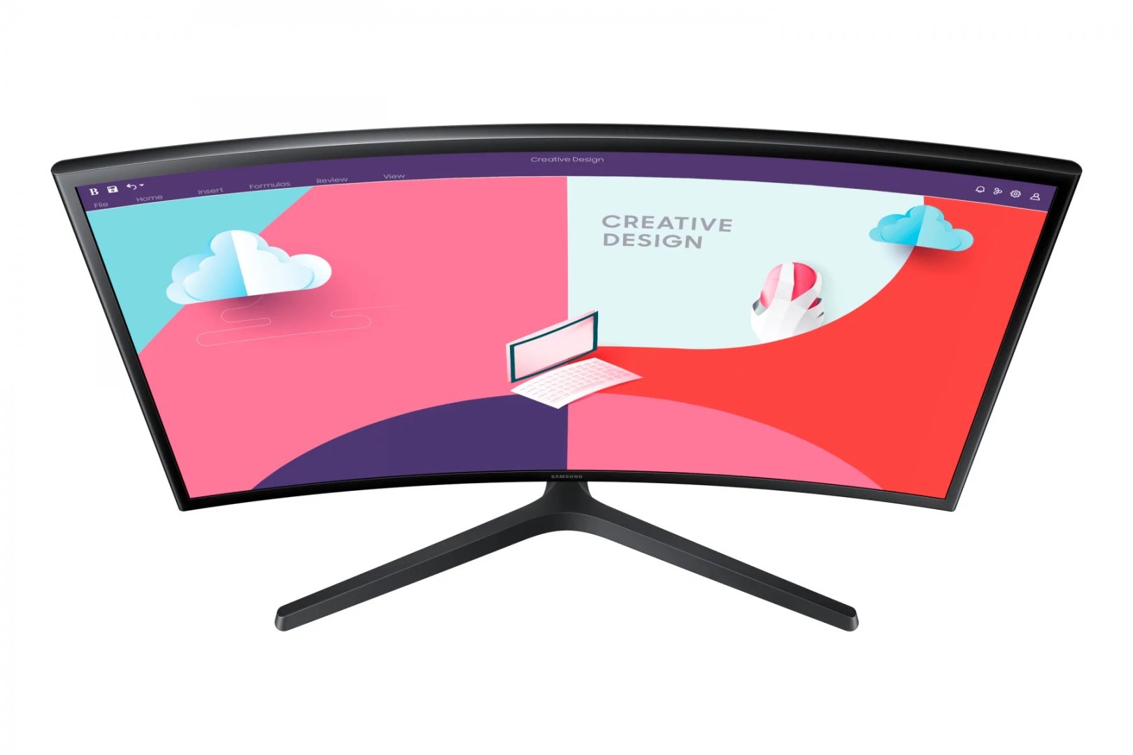 Samsung S24C366EAU Monitor, 24" - Thumbnail 2