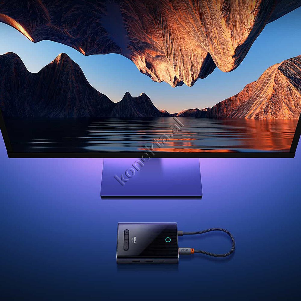 Baseus Adaptor HUB Me Shumë Porta 8 në 1 - Thumbnail 9