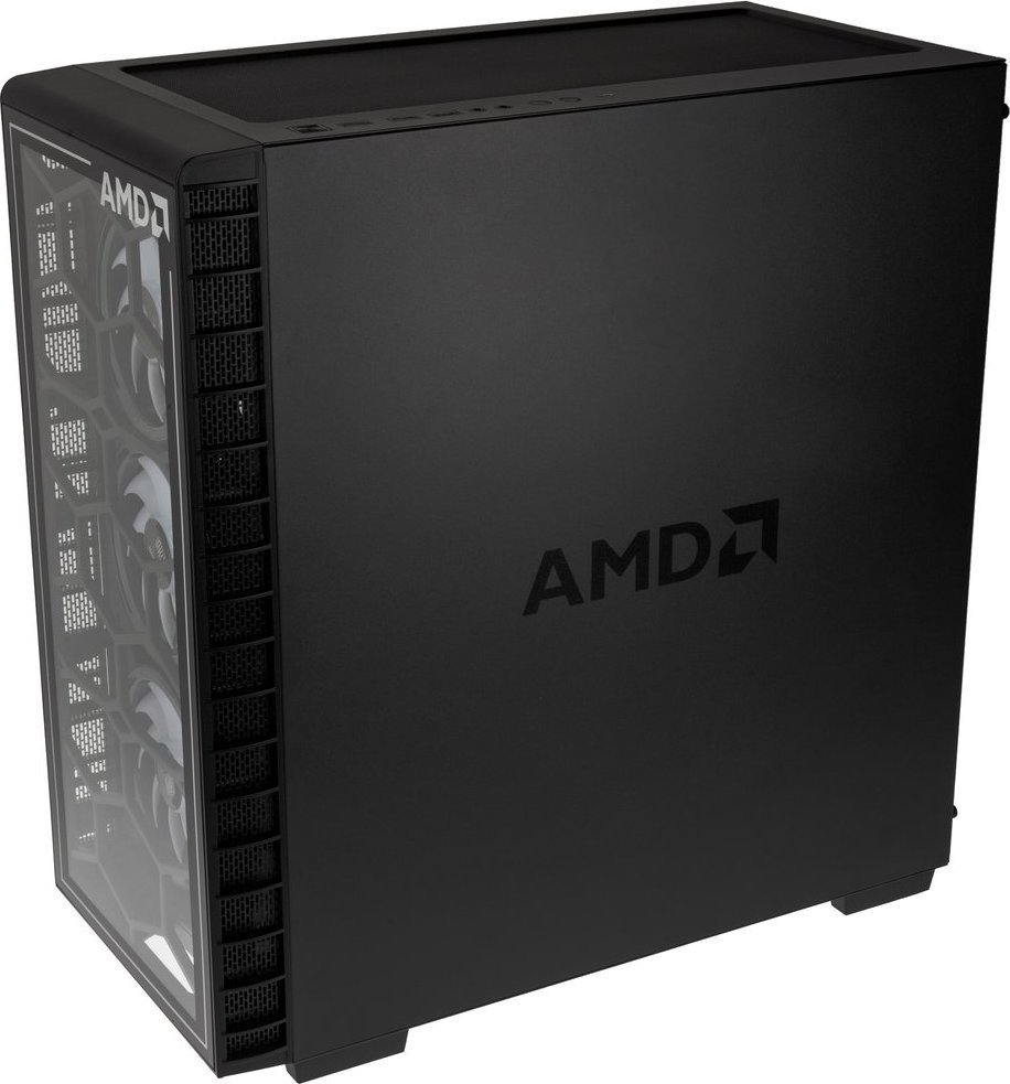 Kolink Observatory Y AMD SE ARGB Case, Black, Midi Tower - Thumbnail 4