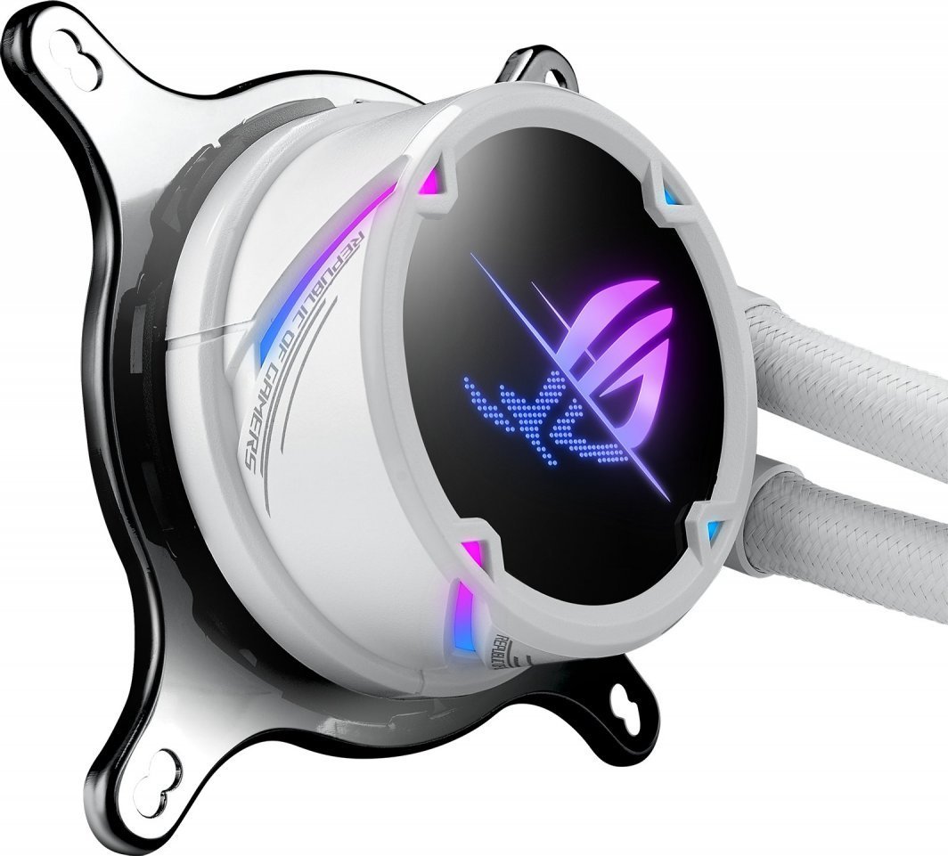 ASUS ROG STRIX LC II 240 ARGB CPU Cooler, White - Thumbnail 3