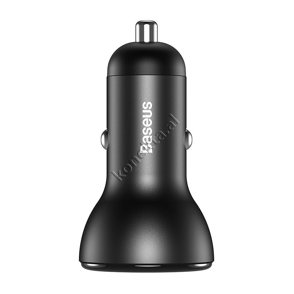 Baseus Car Charger, Black, 45W, With USB Type-C Cable - Thumbnail 4