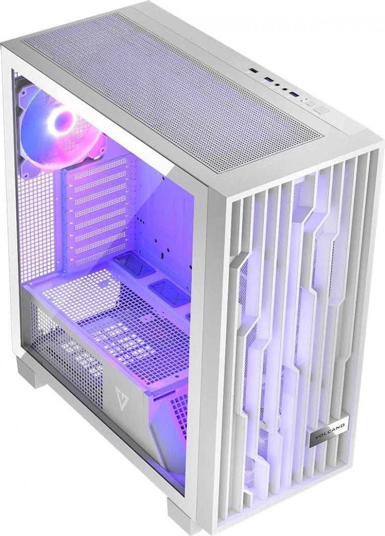 Modecom Perun Apex ARGB Case, White, Midi Tower - Thumbnail 3