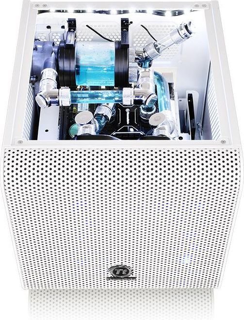Thermaltake Core V1 Snow Edition Case, Mini Tower - Thumbnail 16